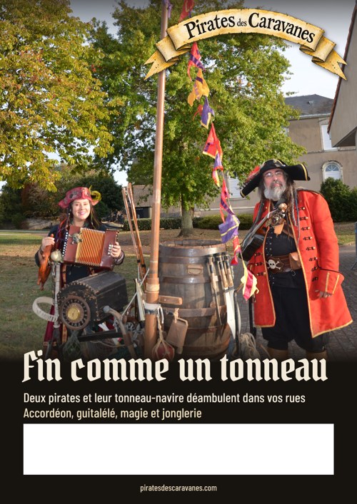 Affiche Fin comme un tonneau avec un espace blanc pour les informations de votre événement